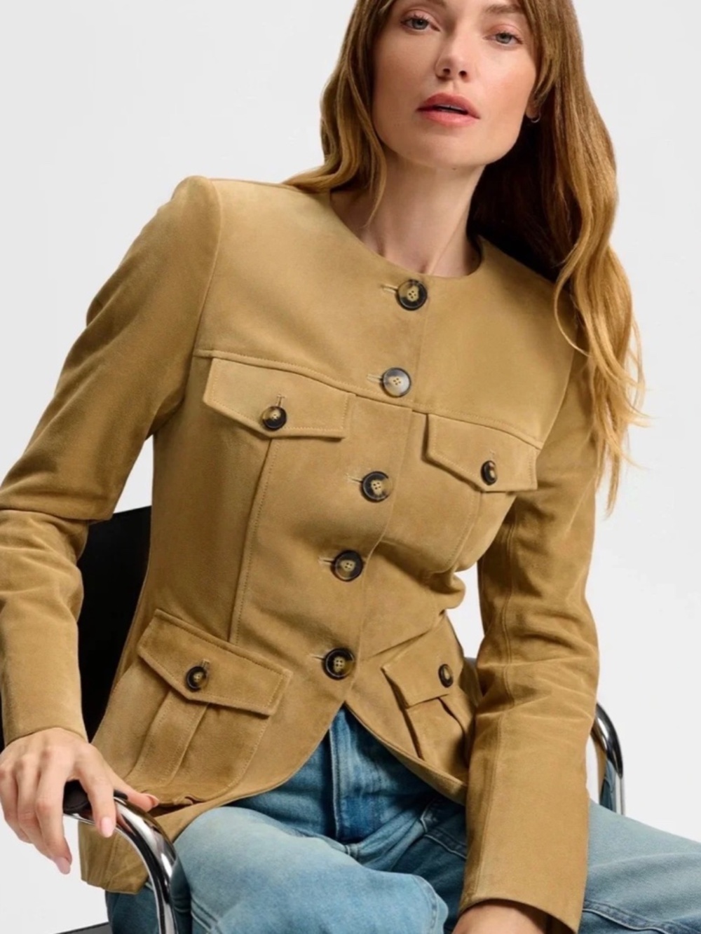 Veronica Beard Orrin Suede Jacket